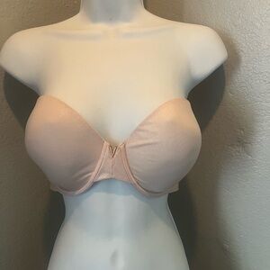 Victoria's Secret Shimmer Blush Strapless Bra 38D